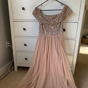 Bridesmaid/formal off the shoulder dress
